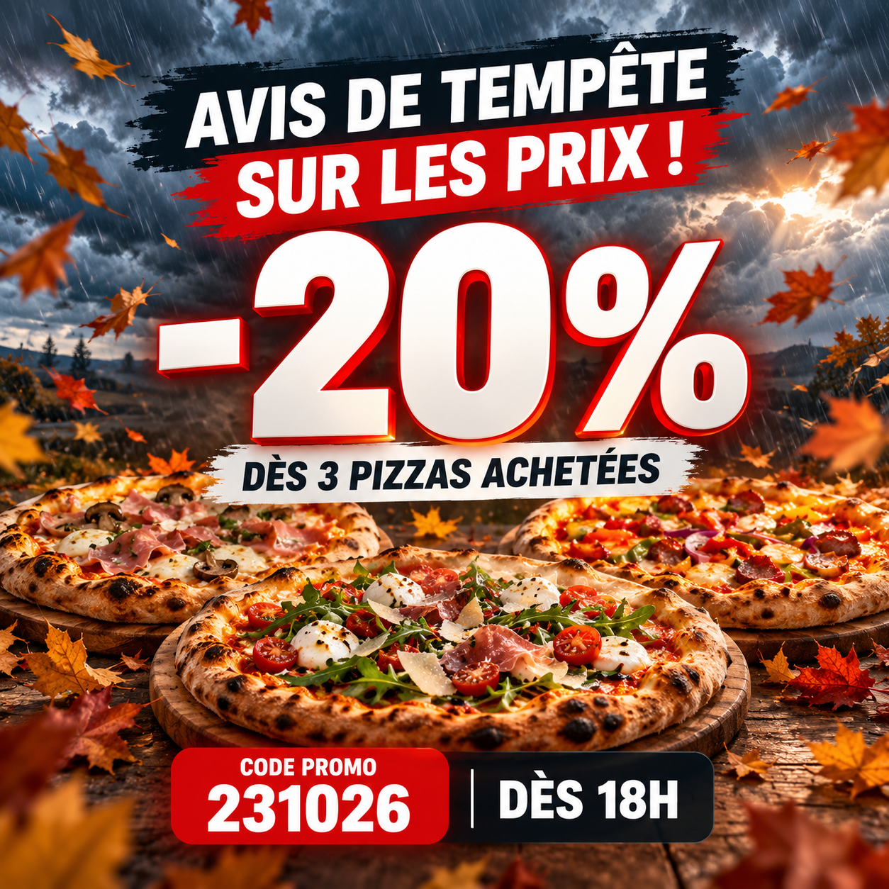 🌪️ Fermeture exceptionnelle du food-truck – Vendredi 23 octobre